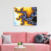 Fraktal Leinwanddruck (Insitu (Wohnzimmer))