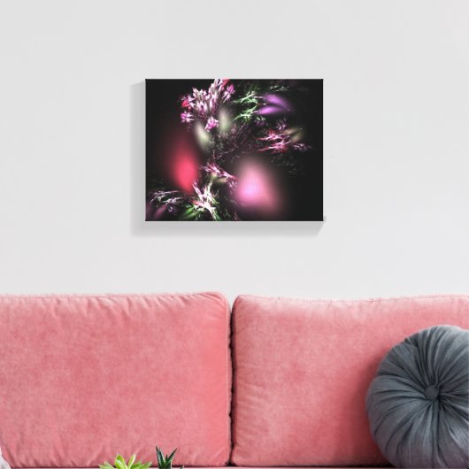 Fraktal Leinwanddruck (Insitu (Wohnzimmer))