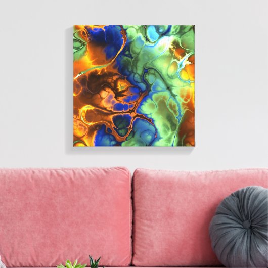 Fraktal Leinwanddruck (Insitu (Wohnzimmer))