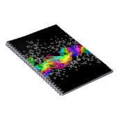 Fraktal-Lichtdesign Notizblock (Rechte Seite)