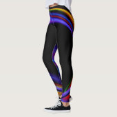 Fraktal Lights Abstrakt Leggings (Links)