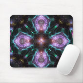 Fraktal Lila Cross Mousepad (Mit Mouse)