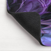 Fraktal lila Marmorierungmousepad Mousepad (Ecke)