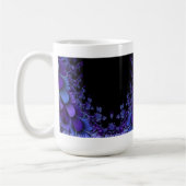 Fraktal Lila Petals Cup Kaffeetasse (Links)