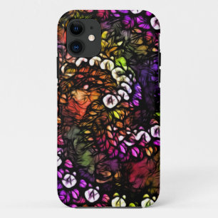 Fraktal lila Psychedelic Rainbow Spiral Trippy Case-Mate iPhone Hülle