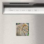 Fraktal Lion Magnet (In Situ (Geschirrspüler))