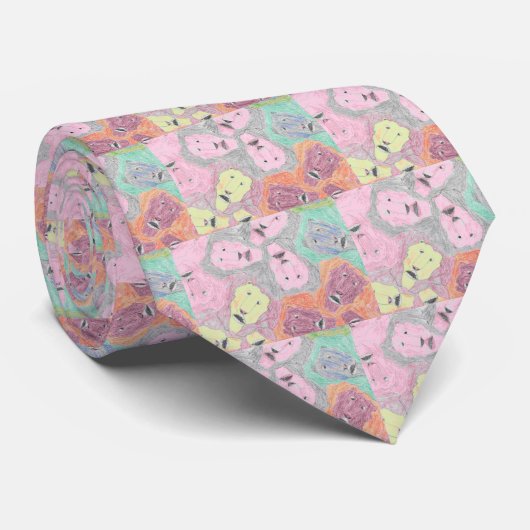 Fraktal Lions Krawatte (Gerollt)