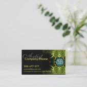 Fraktal LoGo Visitenkarte (Stehend Vorderseite)