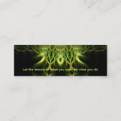 Fraktal Lotus Visitenkarte (Rückseite)