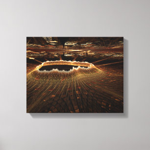 Fraktal Lunar Landschaft Kunstwerk Leinwanddruck