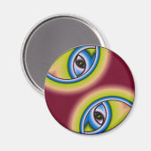 Fraktal Magnet (Vorderseite/Rückseite)