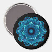 Fraktal Magnet (Vorderseite/Rückseite)