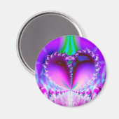 Fraktal Magnet (Vorderseite/Rückseite)