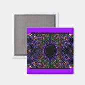 Fraktal Magnet 2 (Vorderseite/Rückseite)