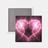 Fraktal-Magnet: Herz IV Magnet (Vorderseite/Rückseite)