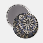 Fraktal Magnet: Winter Magnet (Vorderseite/Rückseite)