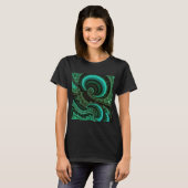 Fraktal Malachite1 T-Shirt (Vorne ganz)