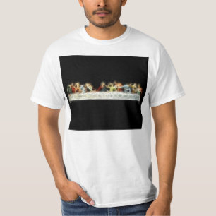 Fraktal-Malerei Da Vinci Jesus des letzten T-Shirt