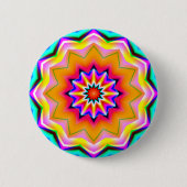 Fraktal Mandala - 08 Button (Vorderseite)