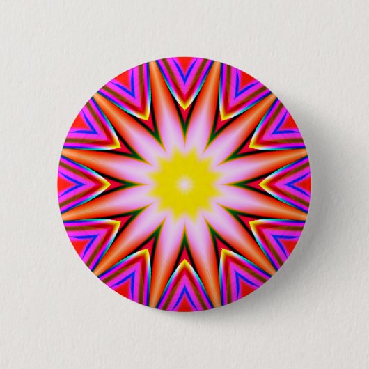 Fraktal Mandala - 18 Button (Vorderseite)