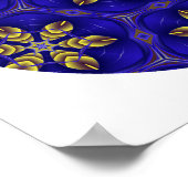 Fraktal Mandala 2 Poster (Ecke)
