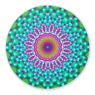 Fraktal Mandala 3 Keramikknauf