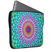 Fraktal Mandala 3 Laptopschutzhülle (Vorne Rechts)