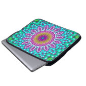Fraktal Mandala 3 Laptopschutzhülle (Vorne Knopf)
