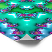 Fraktal-Mandala 3 Poster (Ecke)