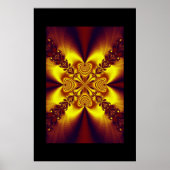 Fraktal Mandala 6 Poster (Vorne)