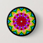 Fraktal Mandala Button (Vorderseite)