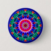 Fraktal Mandala Button (Vorderseite)