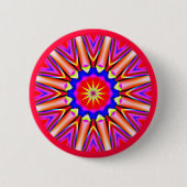 Fraktal Mandala Button (Vorderseite)