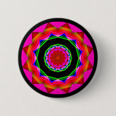 Fraktal Mandala Button (Vorderseite)