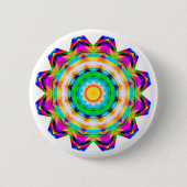 Fraktal Mandala Button (Vorderseite)