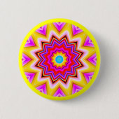 Fraktal Mandala Button (Vorderseite)