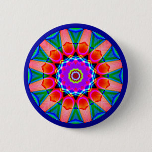 Fraktal Mandala Button