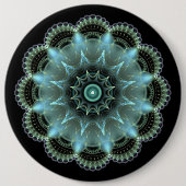 Fraktal Mandala Button (Vorderseite)