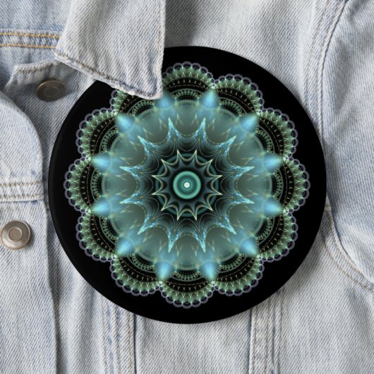 Fraktal Mandala Button (Beispiel)