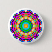 Fraktal Mandala Button (Vorderseite)