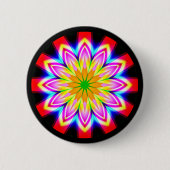 Fraktal Mandala Button (Vorderseite)