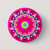 Fraktal Mandala Button (Vorderseite)