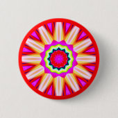 Fraktal Mandala Button (Vorderseite)