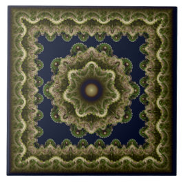 Fraktal mandala Fee gerahmte Einrichtung Fliese