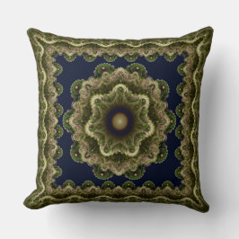 Fraktal mandala Fee gerahmte Einrichtung Kissen