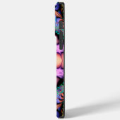 Fraktal Mandala floral Psychedelic Art Case-Mate iPhone Hülle (Rückseite / Links)
