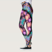Fraktal Mandala Floral Psychedelic Leggings (Links)