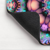 Fraktal Mandala Floral Psychedelic Mousepad (Ecke)