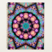 Fraktal Mandala Floral Psychedelic Planer (Vorderseite)