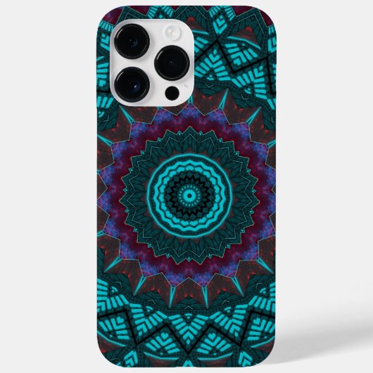 Fraktal Mandala Geometric Circle Southwestern Case-Mate iPhone Hülle (Rückseite)